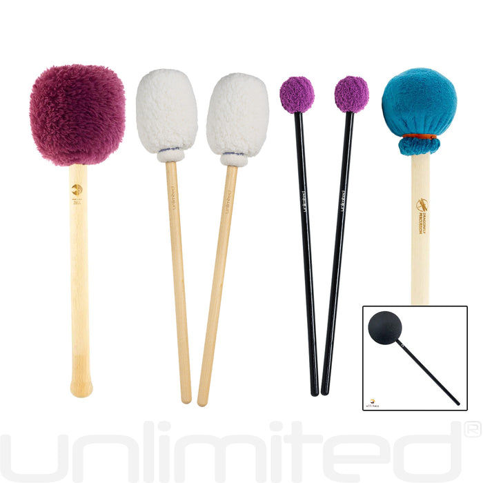 Mallet Set for 36" to 38" Nickel Silver Gongs