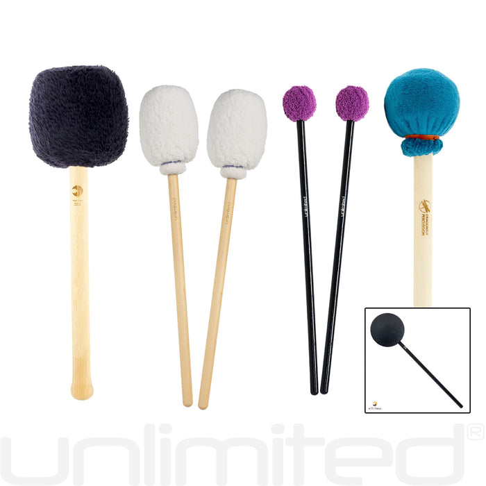 Mallet Set for 36" to 38" Nickel Silver Gongs