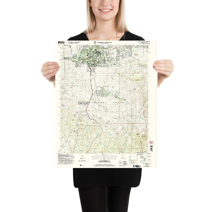Map of Payson, Arizona by USGS, 2004 – Tonto National Forest & Mogollon Rim