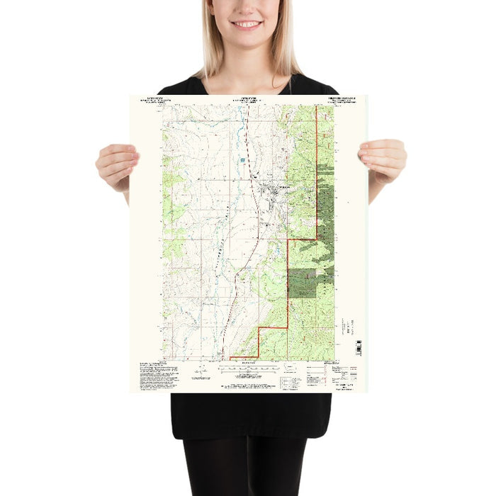 Map of Philipsburg, Montana by USGS, 1996 – Flint Creek & Anaconda-Pintler Wilderness