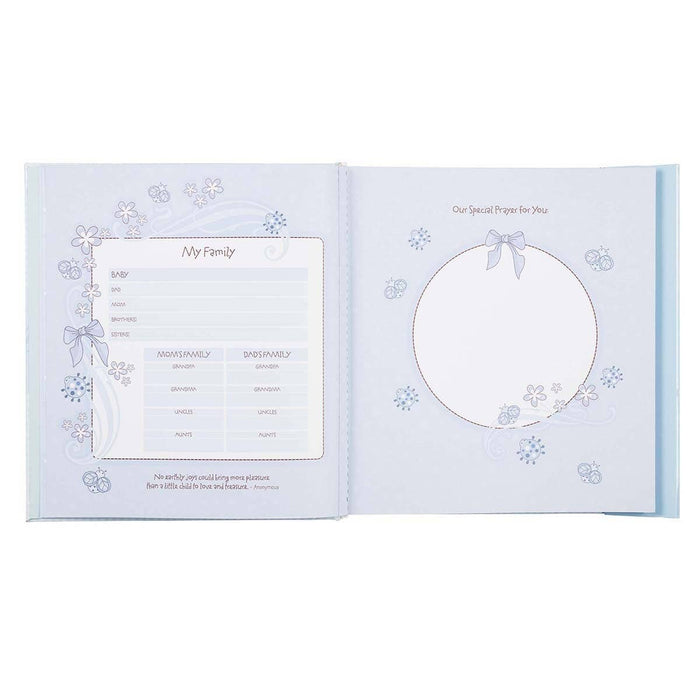 Memory Book Our Baby Boy Padded Hardcover - Premium Baby Gift from Christian Art Gifts - Just $34.95! Shop now at Pat's Monograms