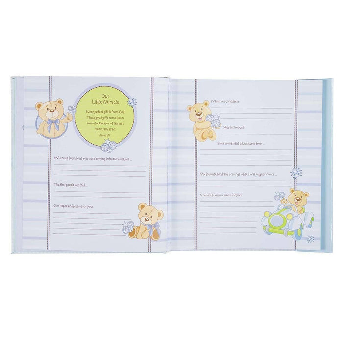 Memory Book Our Baby Boy Padded Hardcover - Premium Baby Gift from Christian Art Gifts - Just $34.95! Shop now at Pat's Monograms