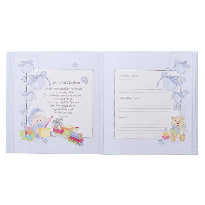 Memory Book Our Baby Boy Padded Hardcover - Premium Baby Gift from Christian Art Gifts - Just $34.95! Shop now at Pat's Monograms
