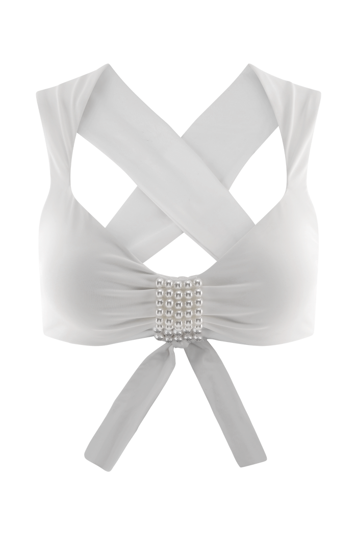Merida Pearl Bikini Top - White