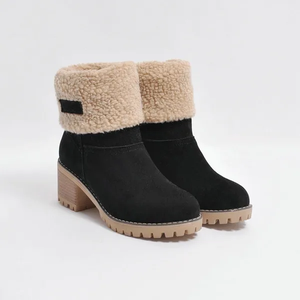 Mid-Tube Snow Boots for Women – Stylish & Versatile