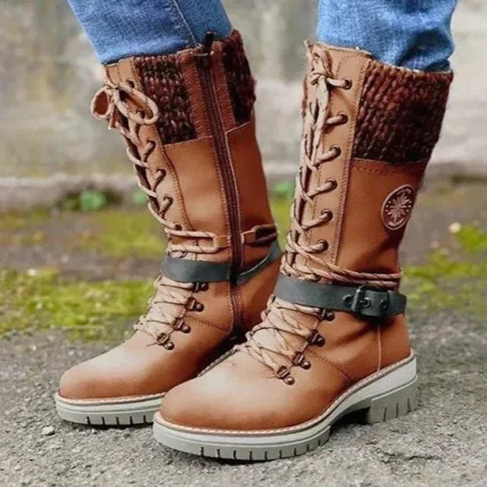 Mid-Tube Martin Boots for Women – Stylish & Cozy for Winter