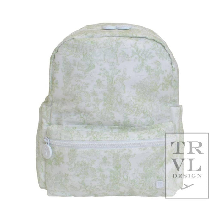 Mini Backer - Bunny Toile Green Backpack *new! - Premium baby and Toddler Outfits from TRVL Design - Just $46.95! Shop now at Pat's Monograms