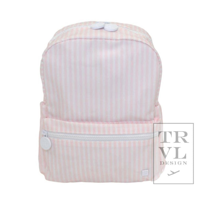 Mini Backer - Pimlico Stripe Pink Backpack - Premium Backpack from TRVL Design - Just $48.95! Shop now at Pat's Monograms