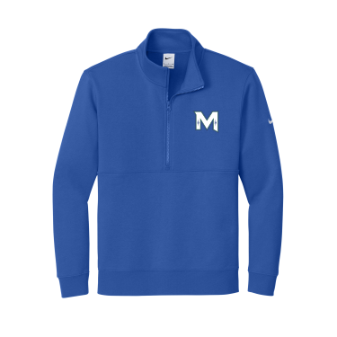 MIRAGE HIGH SCHOOL Hockey - Nike Club Fleece Sleeve Swoosh 1/2-Zip with embroidered M