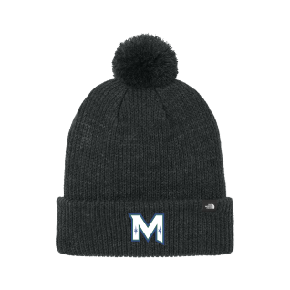 MIRAGE HIGH SCHOOL Hockey - The North Face NF0A7RGI Pom Beanie with embroidered logo