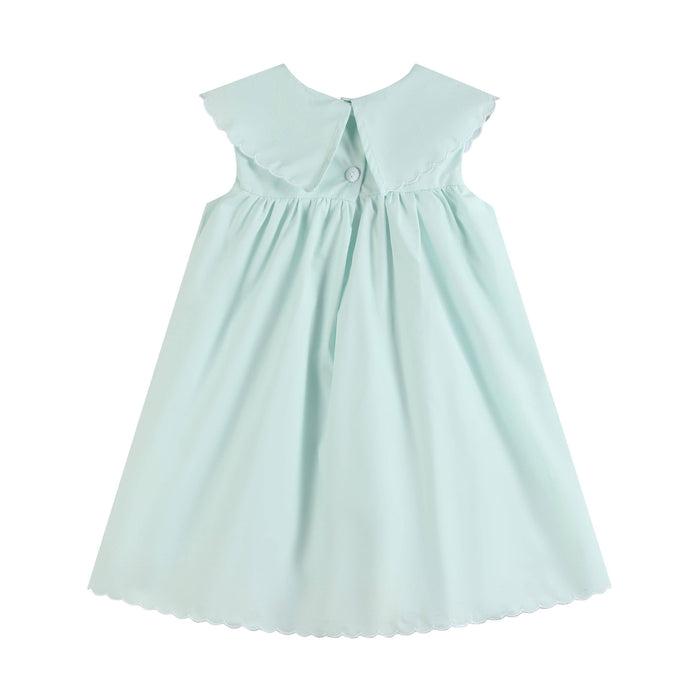Misty Blue Fuzzy Chickies Dress - Premium Baby & Toddler Dresses from Lil Cactus - Just $39.95! Shop now at Pat's Monograms