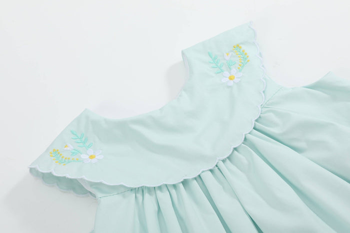 Misty Blue Fuzzy Chickies Dress - Premium Baby & Toddler Dresses from Lil Cactus - Just $39.95! Shop now at Pat's Monograms