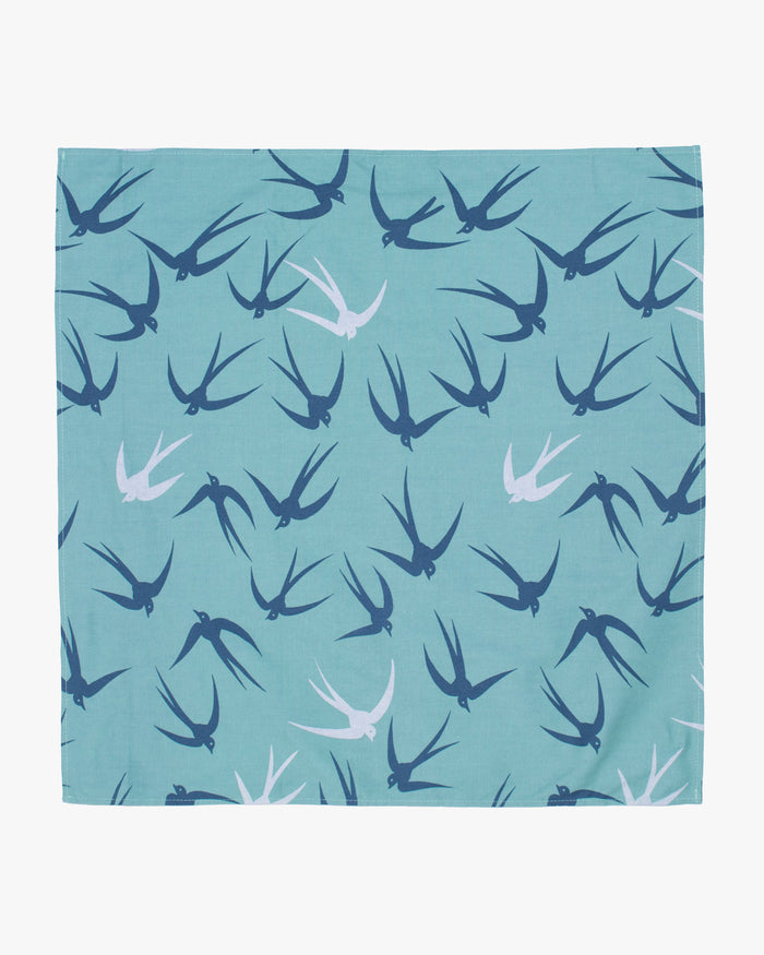 Miyamoto, Tsubomi Furoshiki, Blue Swallow Small