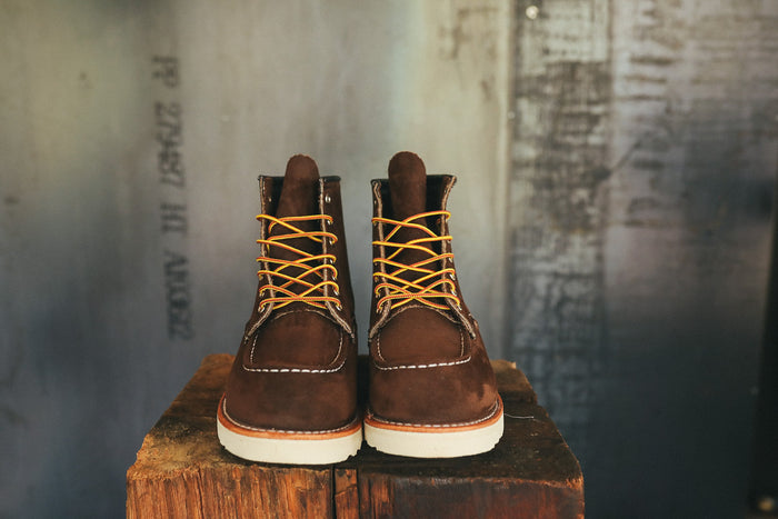 Moc toe Men's 6" Chocolate Muleskinner (08836)