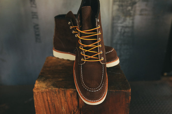 Moc toe Men's 6" Chocolate Muleskinner (08836)