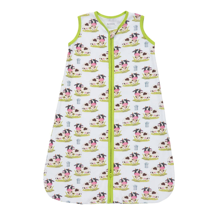 Moo Moo Here Baby Sleep Sack, 100% Organic Cotton - Premium Baby Sleepwear from LollyBanks - Just $21.95! Shop now at Pat's Monograms