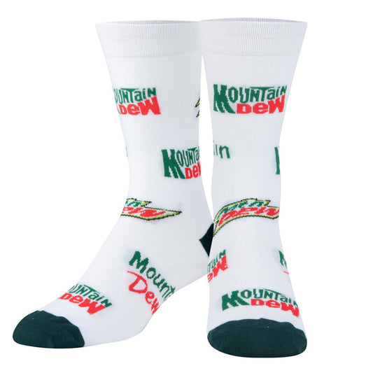 Mountain Dew Crew Socks - Premium Socks from Crazy Socks - Just $8! Shop now at Pat's Monograms