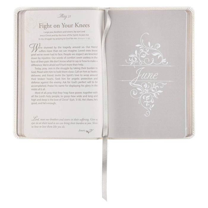 Mr. & Mrs. 366 Devotions for Couples White Faux Leather Devo - Premium Books and Devotionals from Christian Art Gifts - Just $16.99! Shop now at Pat's Monograms