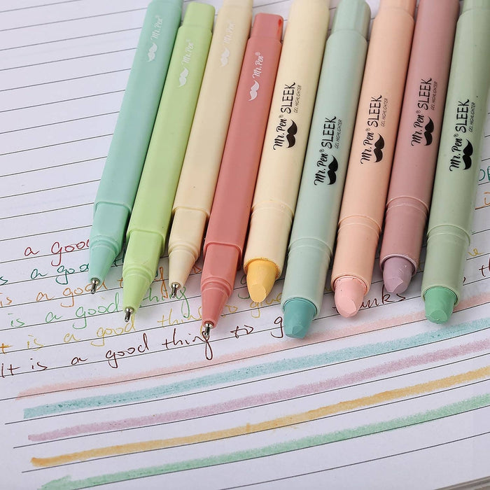Mr. Pen Gel Highlighters & Pens - 12 Pack No Bleed - Premium  from Mr. Pen - Just $7.95! Shop now at Pat's Monograms