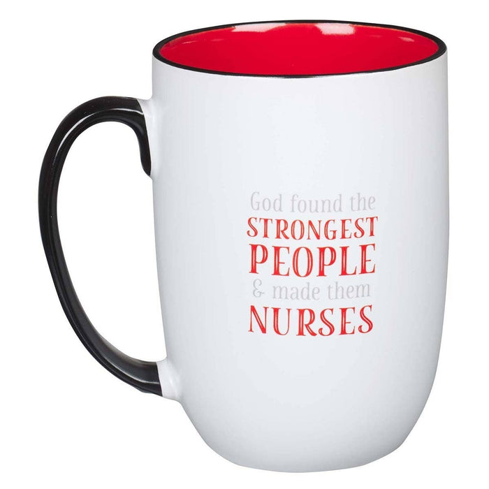 Mug White/Red Stethoscope Nurse - Premium Christian Gift Items from Christian Art Gifts - Just $10.95! Shop now at Pat's Monograms