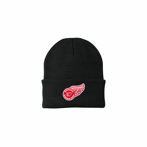 Northern Wings - Knit cuff beanie with embroidered logo