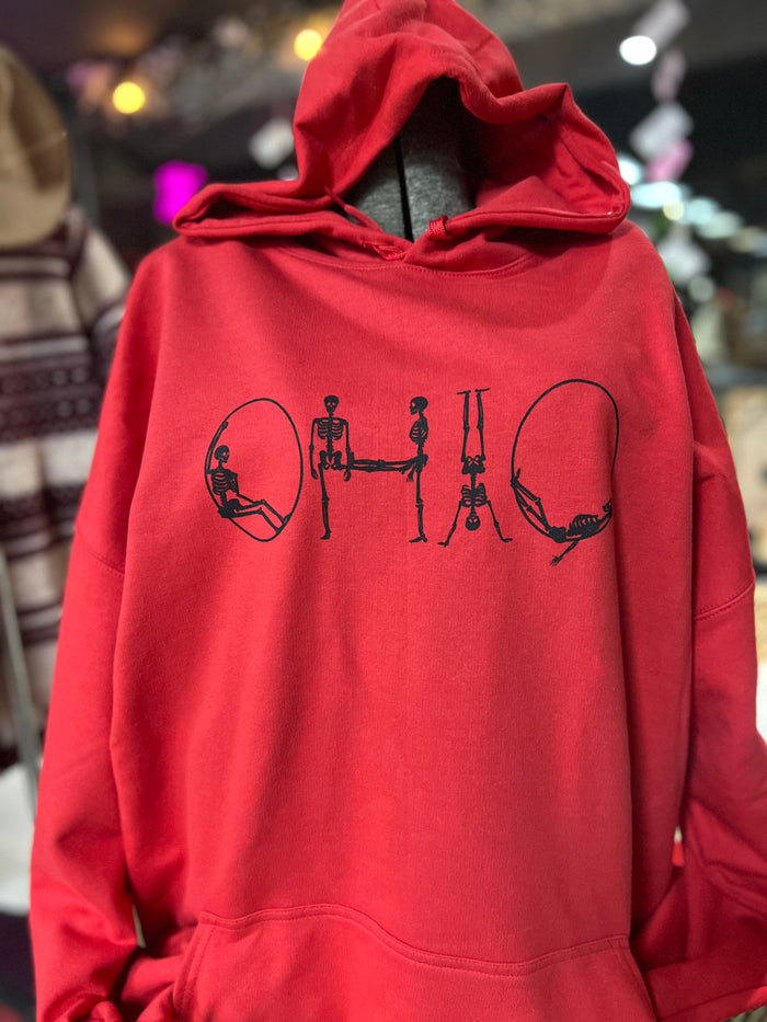 OHIO SKELETON HOODIE