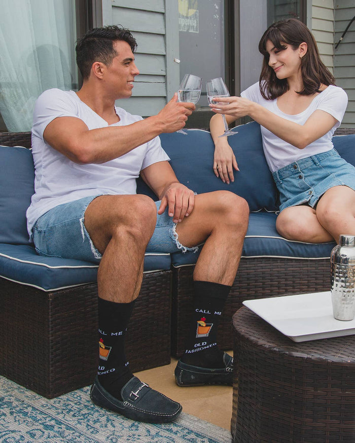 Old Fashioned Mens Bamboo Crew Sock - Premium Socks from Infinity Classics International Inc. - Just $11.95! Shop now at Pat's Monograms