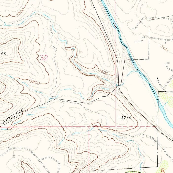 Old Map of Clarkdale, Arizona by USGS, 1973 – Verde River, Cottonwood & Mingus Mountain