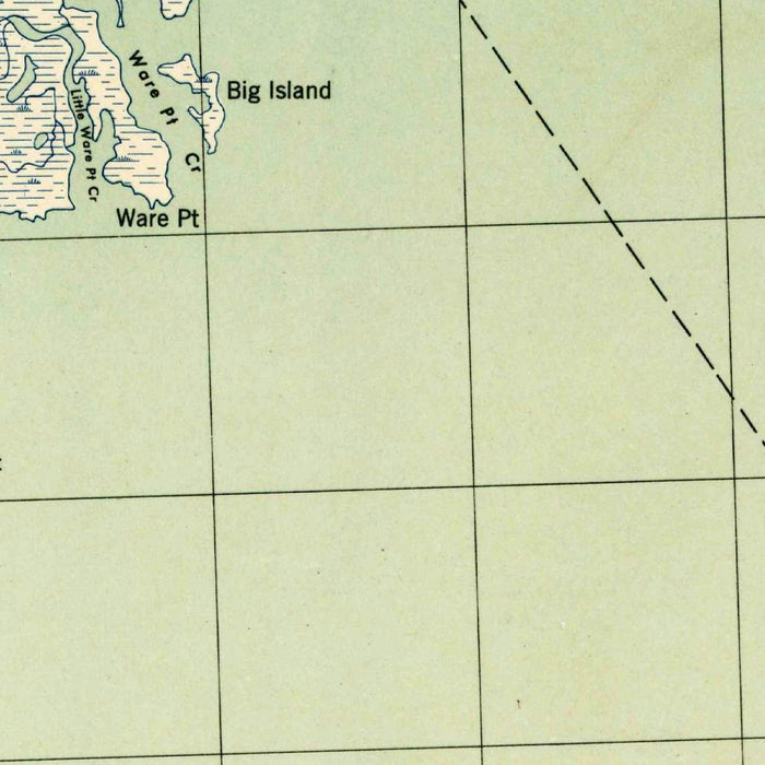 Old Map of Crisfield, Maryland by USGS, 1943 – Pocomoke Sound & Assateague Island