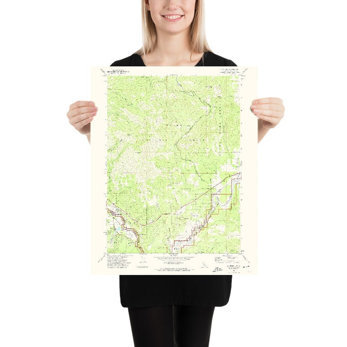 Old Map of Graeagle, California by USGS, 1972 – Blairsden & Plumas National Forest