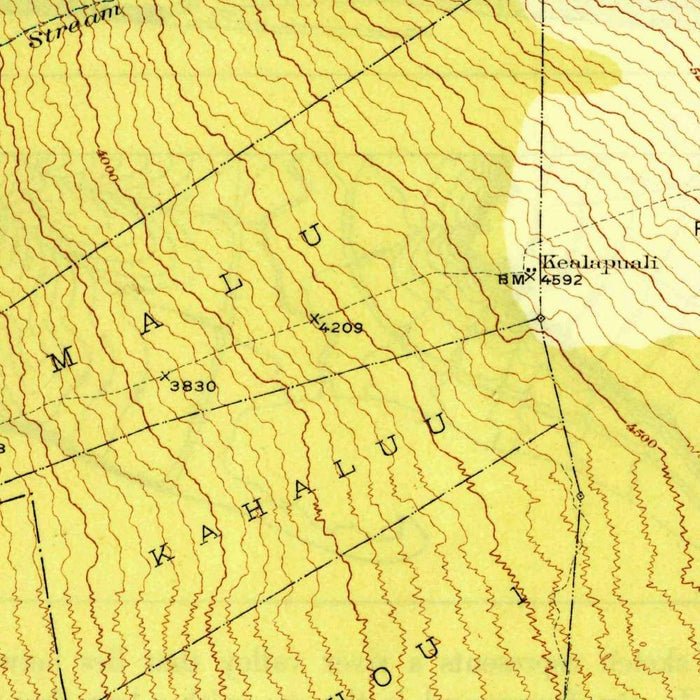 Old Map of Kailua-Kona, Hawaii by USGS, 1928 – Kailua Bay, Hualālai Volcano & Kealakekua Bay