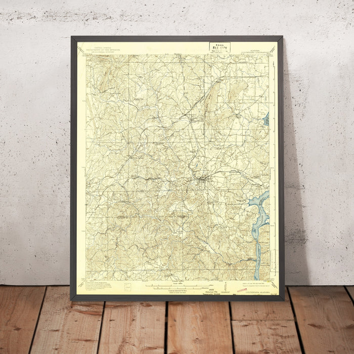 Old Map of Lay Lake, Alabama by USGS, 1911 – Columbiana & Shelby County