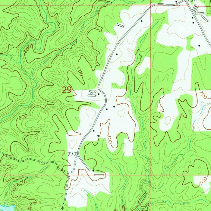 Old Map of Lewis Smith Lake, Alabama by USGS, 1969 – Arley & Appalachian Foothills