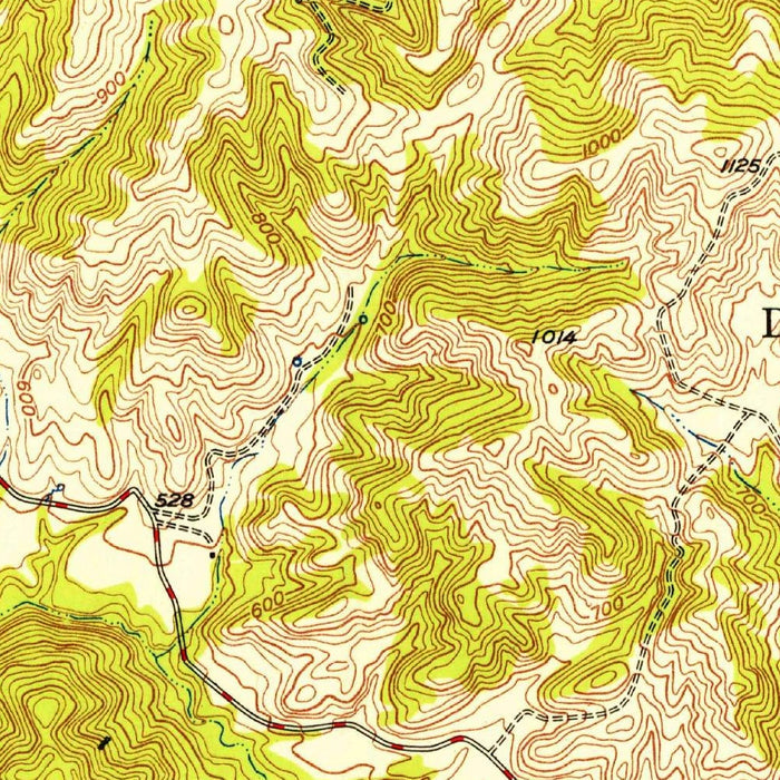 Old Map of Orinda, California by USGS, 1947 – Lafayette, Walnut Creek & San Pablo Reservoir