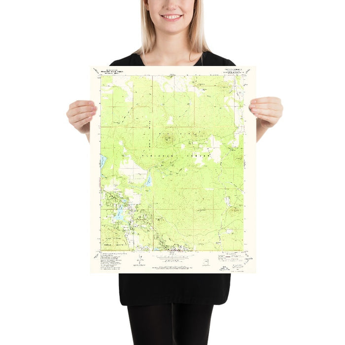 Old Map of Pinetop-Lakeside, Arizona by USGS, 1977 – Sitgreaves National Forest & Rainbow Lake