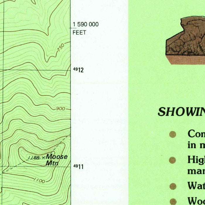 Old Map of Saranac Lake, New York by USGS, 1978 – Adirondack State Park & Lake Flower