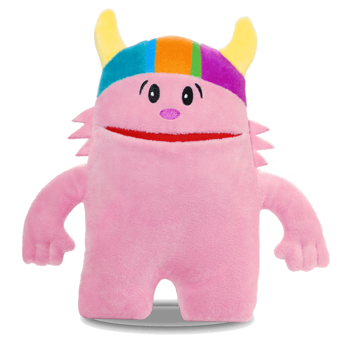 Ollie Pink Monster Tooth Fairy Pillow unique grandchild gift - Premium stuffed animals from The Tooth Brigade - Just $15.95! Shop now at Pat's Monograms