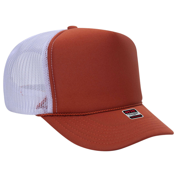 Burnt Orange/White