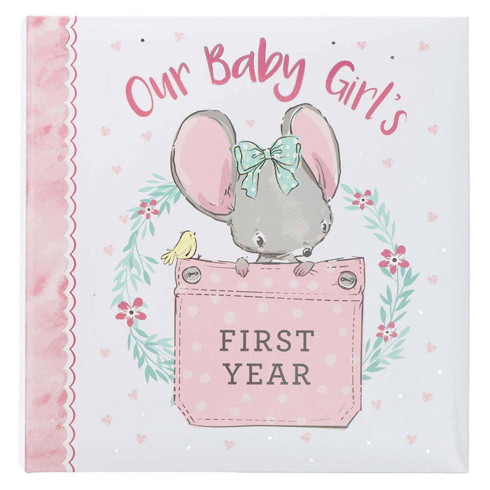 Our Baby Girl's First Year Memory Book - Premium Baby Gift from Christian Art Gifts - Just $27.95! Shop now at Pat's Monograms