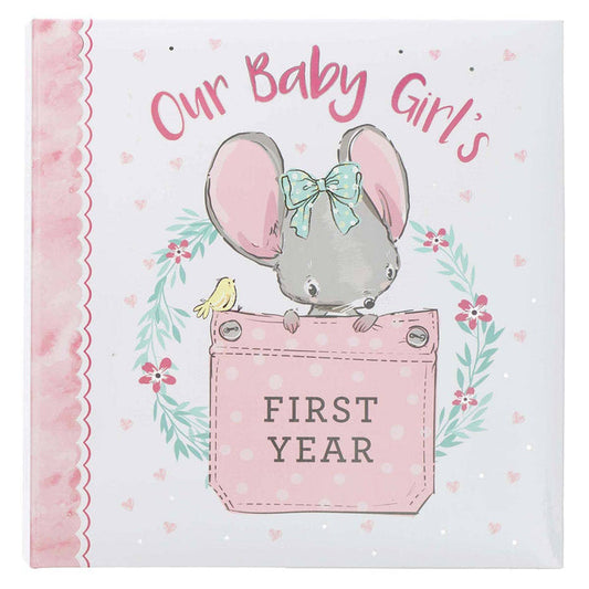 Our Baby Girl's First Year Memory Book - Premium Baby Gift from Christian Art Gifts - Just $27.95! Shop now at Pat's Monograms