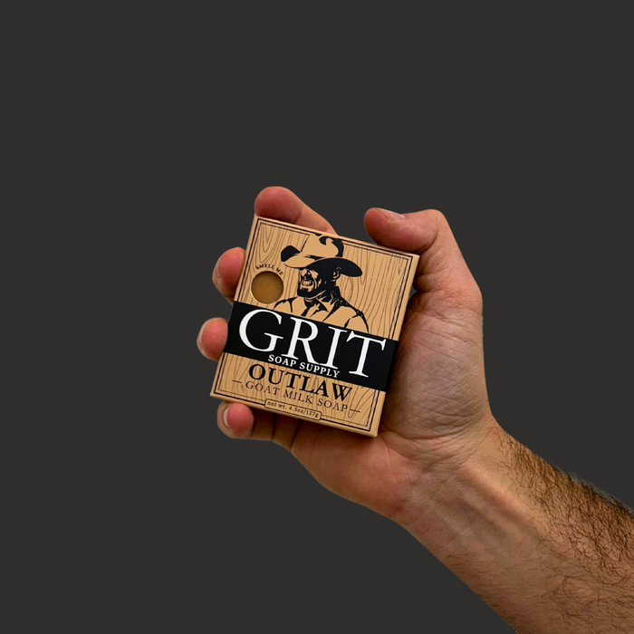 Outlaw Goat Milk Bar Soap - Premium Bath & Body from GRIT Soap Supply - Just $8.95! Shop now at Pat's Monograms