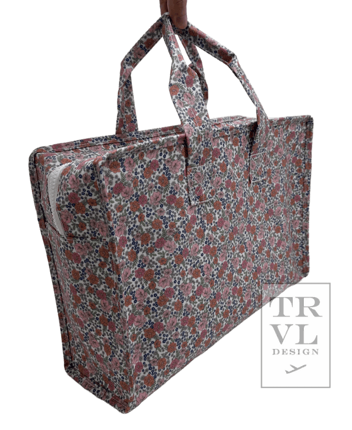 Overnight Tote - Garden Floral - Premium Bags and Totes from TRVL Design - Just $45.95! Shop now at Pat's Monograms