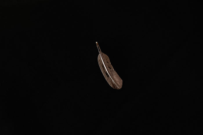 P-360R First Arrow's Pinksilver Feather Pendant- S