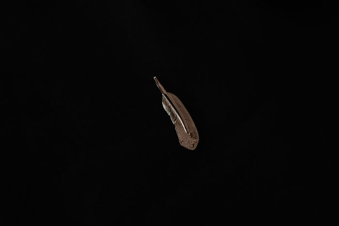 P-360R First Arrow's Pinksilver Feather Pendant- S