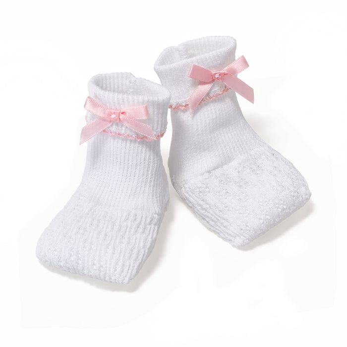 white w/ pink trim