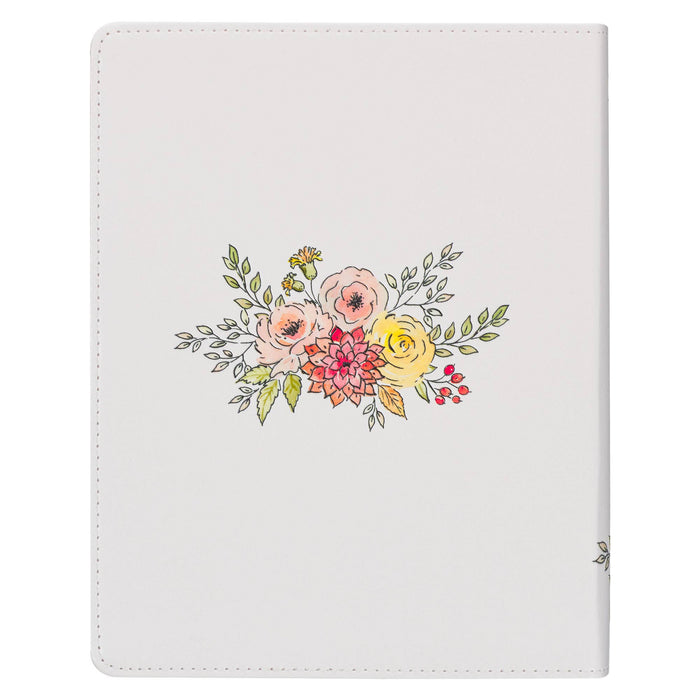 Pearlized White Faux Leather KJV My Creative Bible - Premium Books and Devotionals from Christian Art Gifts - Just $44.99! Shop now at Pat's Monograms