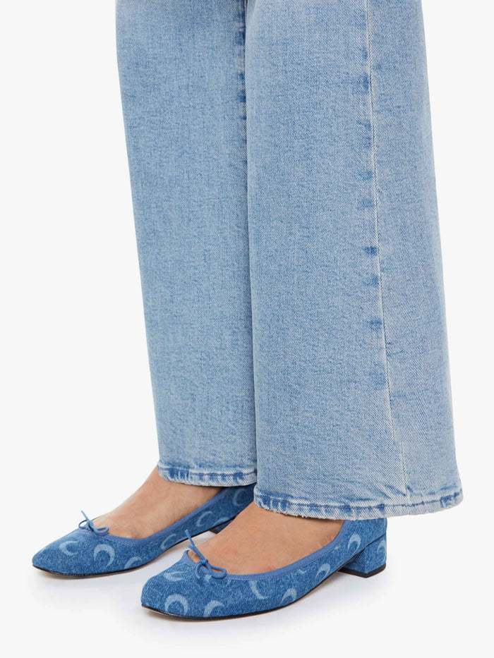 PETITES The Lil' Hustler Roller Sneak Jeans-Denim-Uniquities