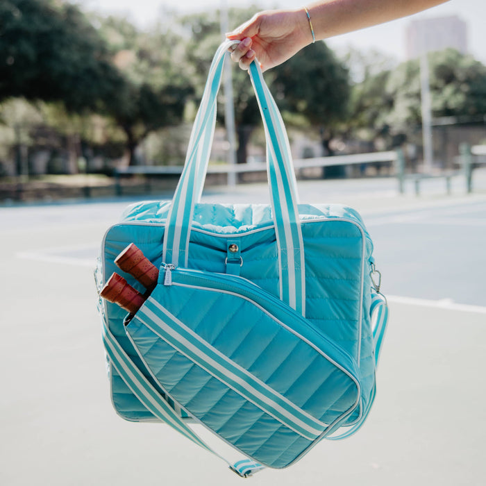 Pickleball Bag Women's (Aqua) - Premium Bags and Totes from Katydid - Just $76.95! Shop now at Pat's Monograms