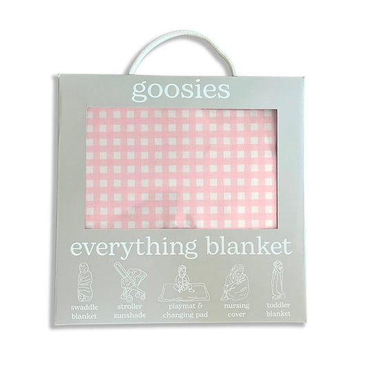 Pink Gingham-Everything Blanket - Premium Baby Blanket from Goosies - Just $35! Shop now at Pat's Monograms