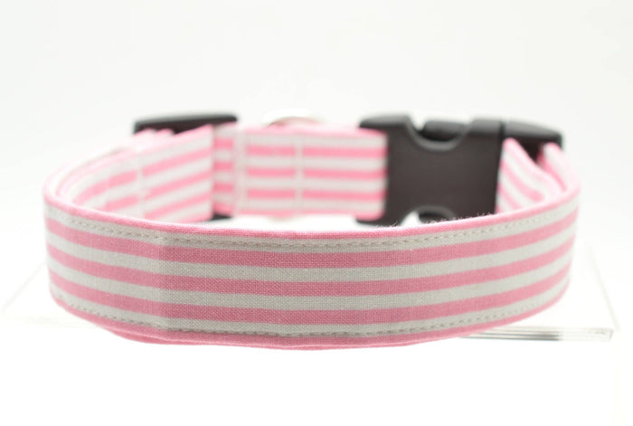 Pink Stripe Collar - Premium Pet Accessories from Dog Collar World - Just $9! Shop now at Pat's Monograms